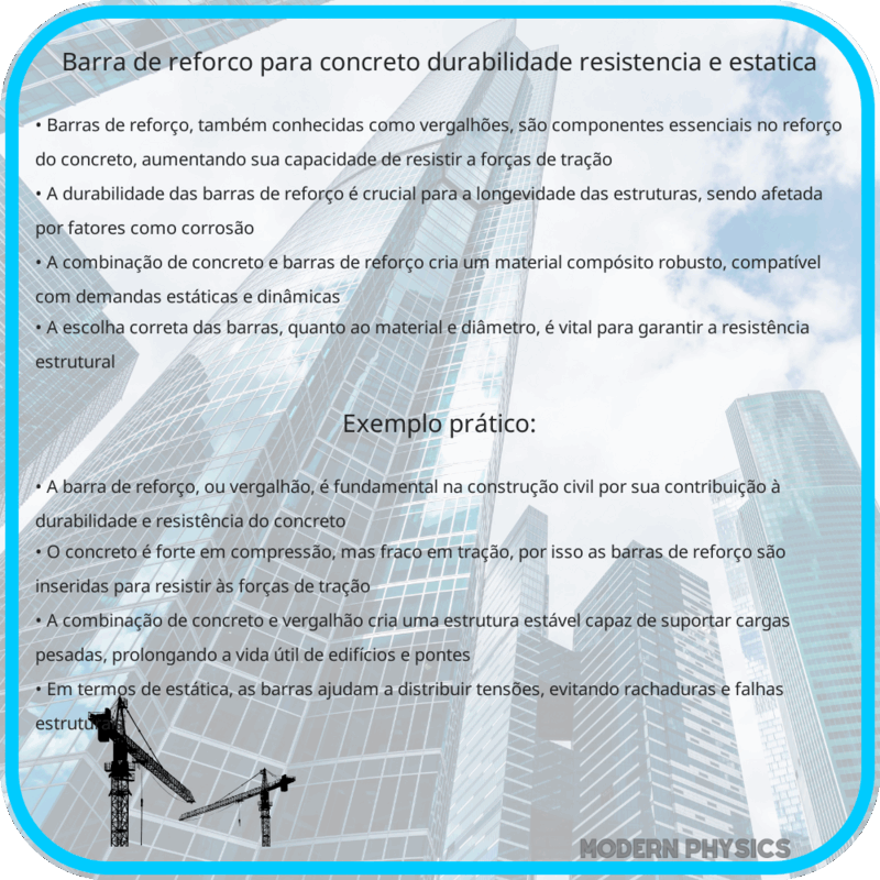 Barra de Reforço para Concreto | Durabilidade, Resistência e Estática