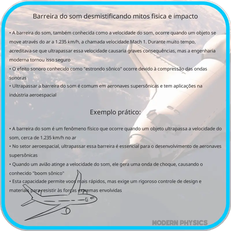 Barreira do Som | Desmistificando Mitos, Física e Impacto