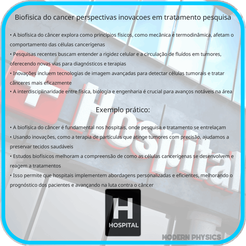 Biofísica do Câncer | Perspectivas, Inovações em Tratamento & Pesquisa
