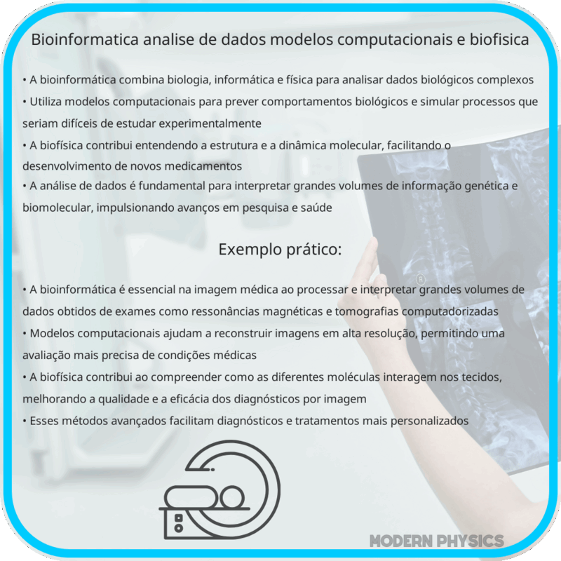 Bioinformática: Análise de Dados, Modelos Computacionais e Biofísica