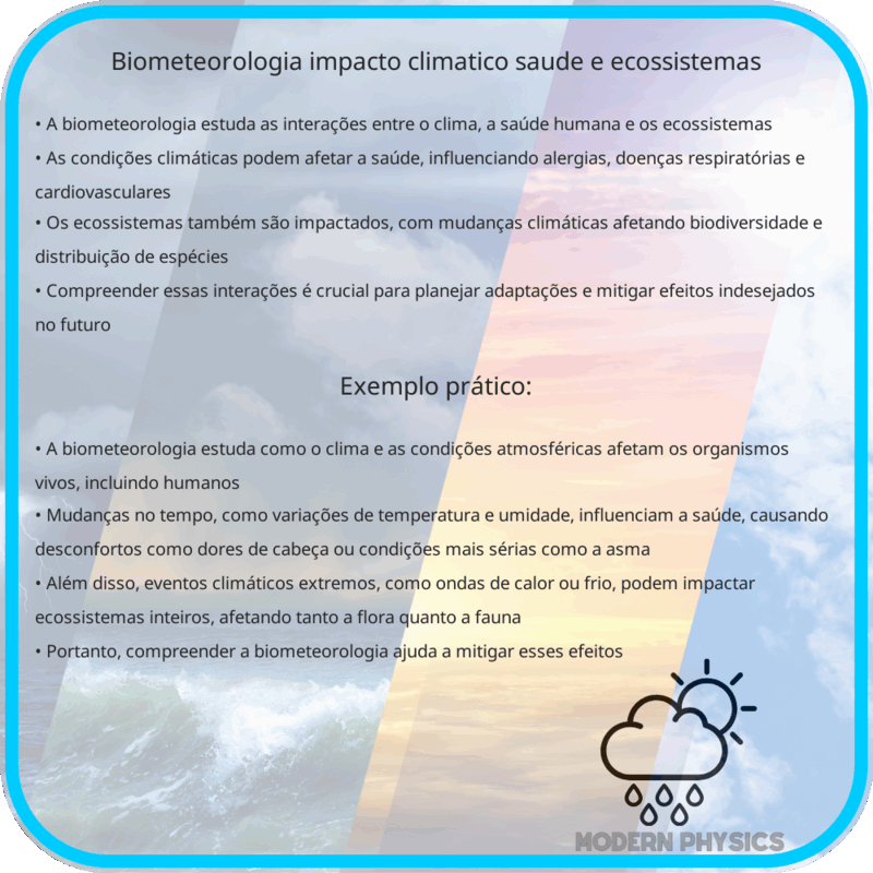 Biometeorologia | Impacto Climático, Saúde e Ecossistemas