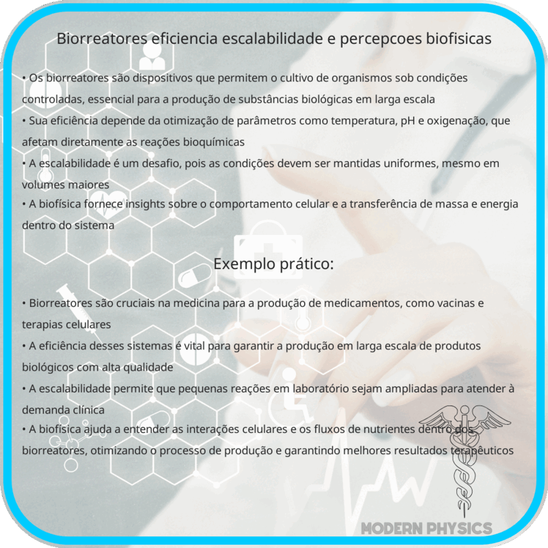 Biorreatores | Eficiência, Escalabilidade e Percepções Biofísicas