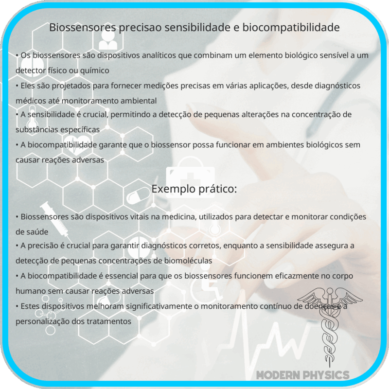 Biossensores | Precisão, Sensibilidade e Biocompatibilidade