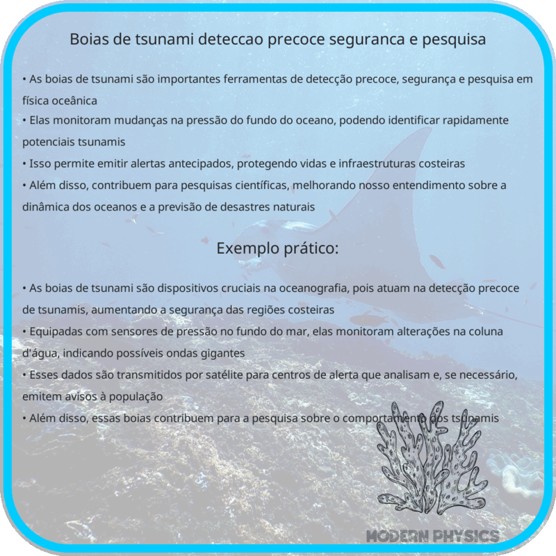 Boias de Tsunami | Detecção Precoce, Segurança e Pesquisa