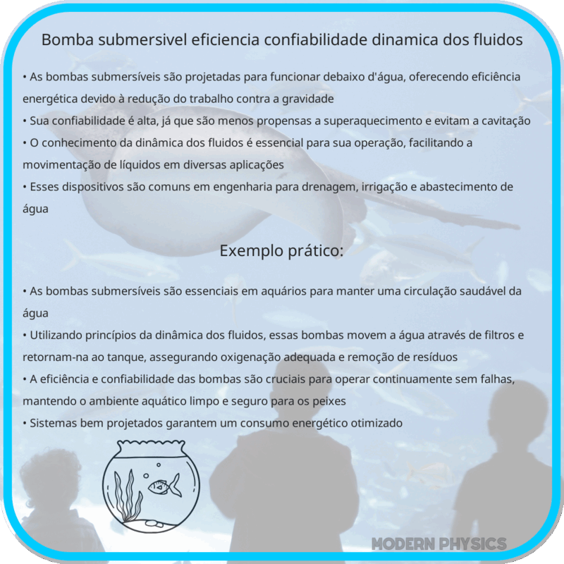 Bomba Submersível | Eficiência, Confiabilidade & Dinâmica dos Fluidos