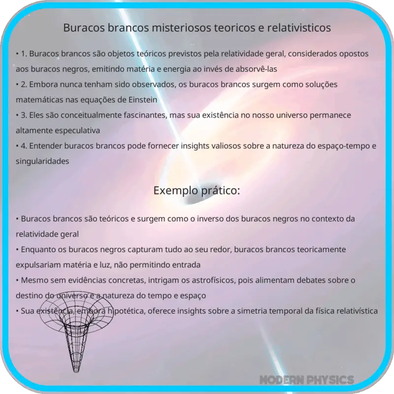 Buracos Brancos | Misteriosos, Teóricos e Relativísticos
