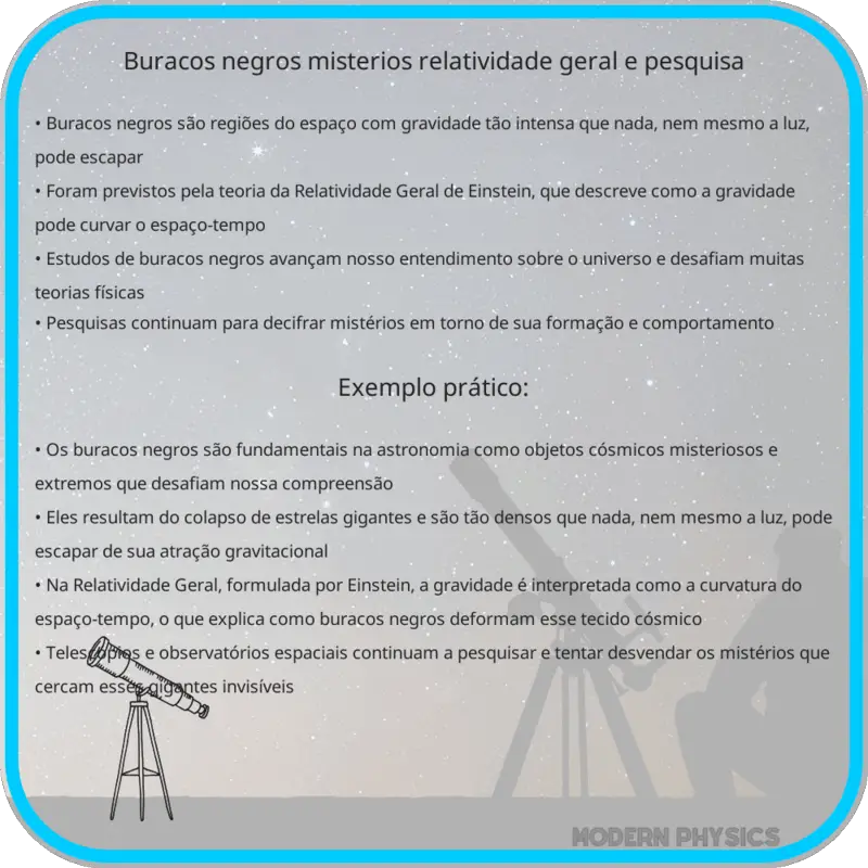 Buracos Negros | Mistérios, Relatividade Geral e Pesquisa