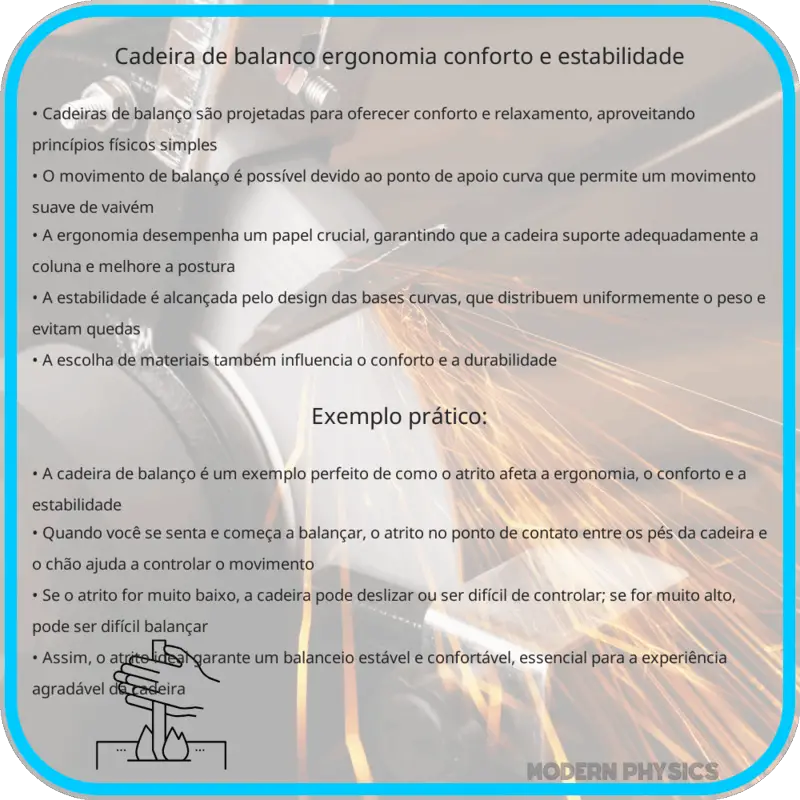 Cadeira de Balanço | Ergonomia, Conforto e Estabilidade