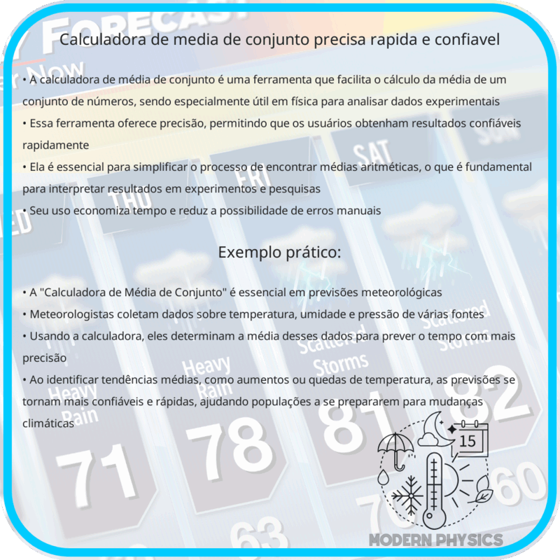 Calculadora de Média de Conjunto | Precisa, Rápida e Confiável