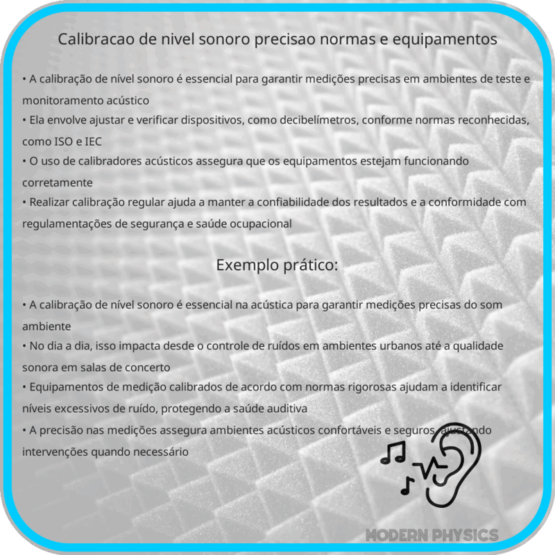 Calibração de Nível Sonoro | Precisão, Normas e Equipamentos