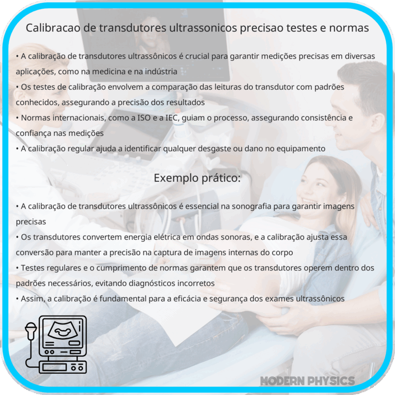 Calibração de Transdutores Ultrassônicos | Precisão, Testes e Normas