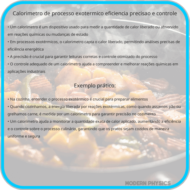 Calorímetro de Processo Exotérmico | Eficiência, Precisão e Controle