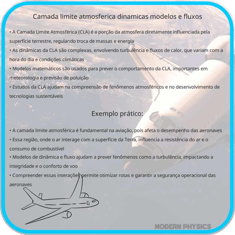 Camada Limite Atmosférica | Dinâmicas, Modelos e Fluxos