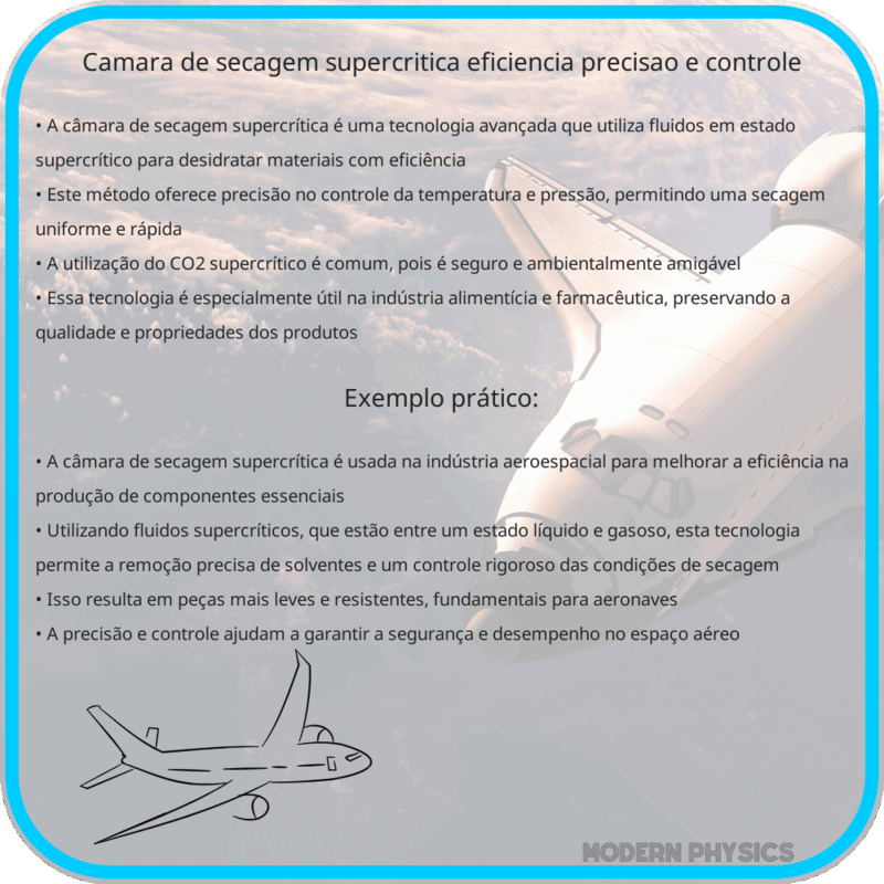 Câmara de Secagem Supercrítica | Eficiência, Precisão e Controle