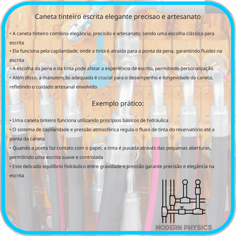 Caneta Tinteiro | Escrita Elegante, Precisão e Artesanato