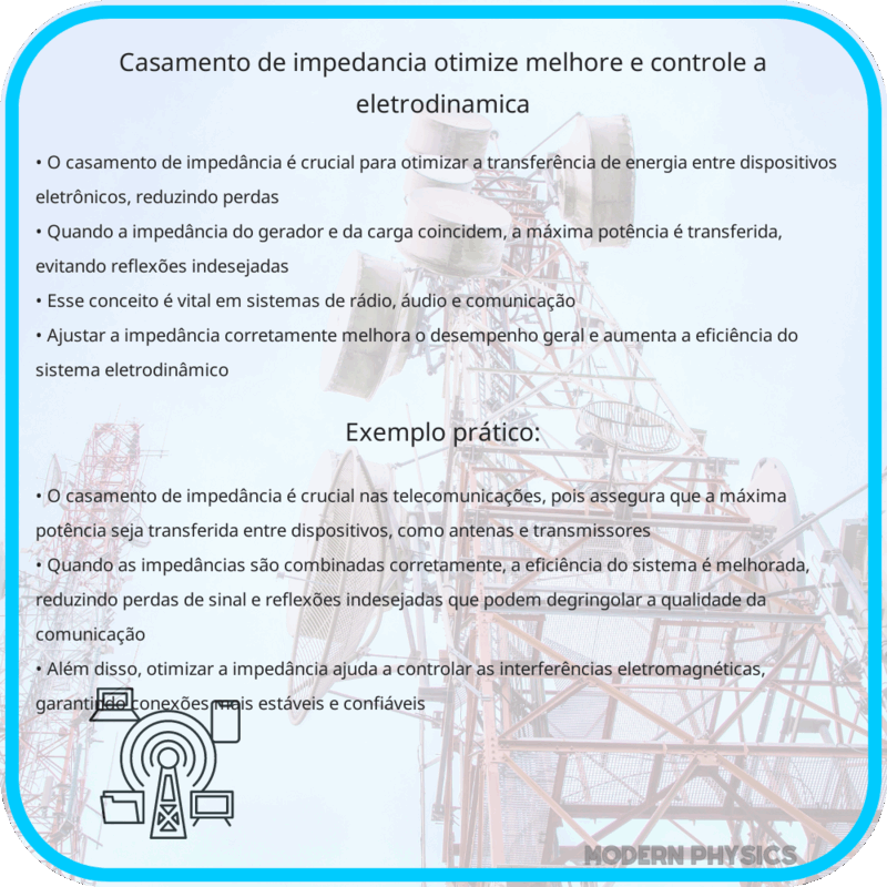 Casamento de Impedância | Otimize, Melhore e Controle a Eletrodinâmica
