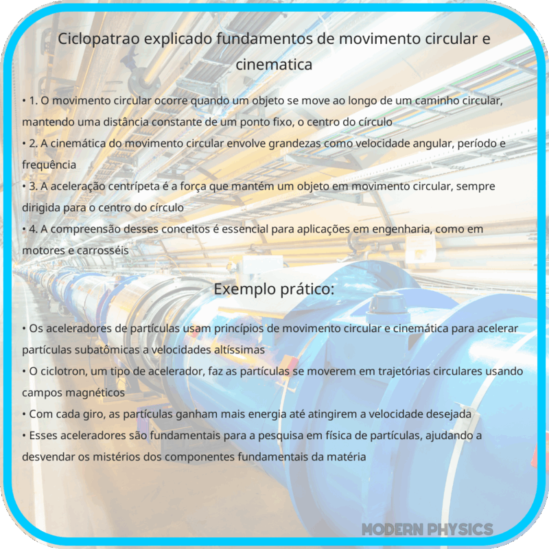 Ciclopatrão Explicado | Fundamentos de Movimento Circular e Cinemática