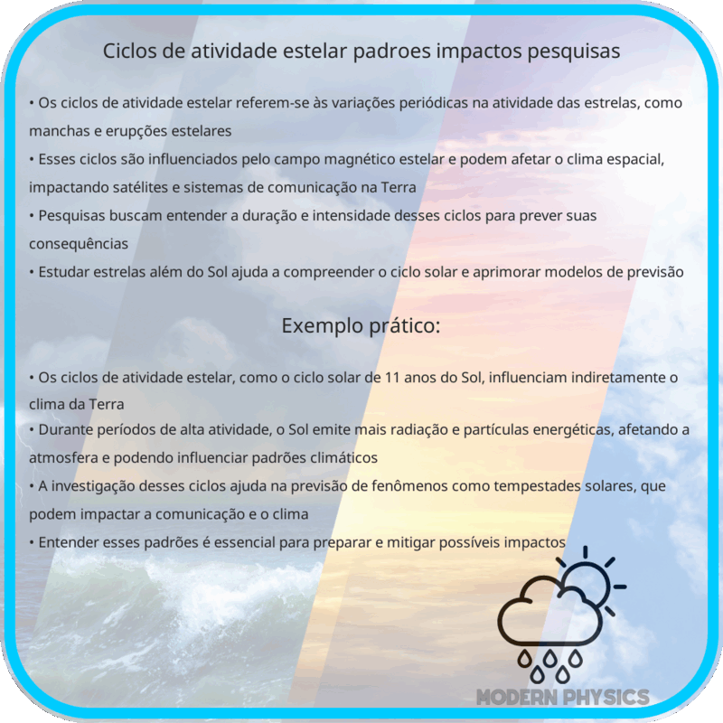 Ciclos de Atividade Estelar | Padrões, Impactos & Pesquisas