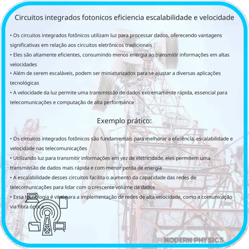 Circuitos Integrados Fotônicos | Eficiência, Escalabilidade e Velocidade
