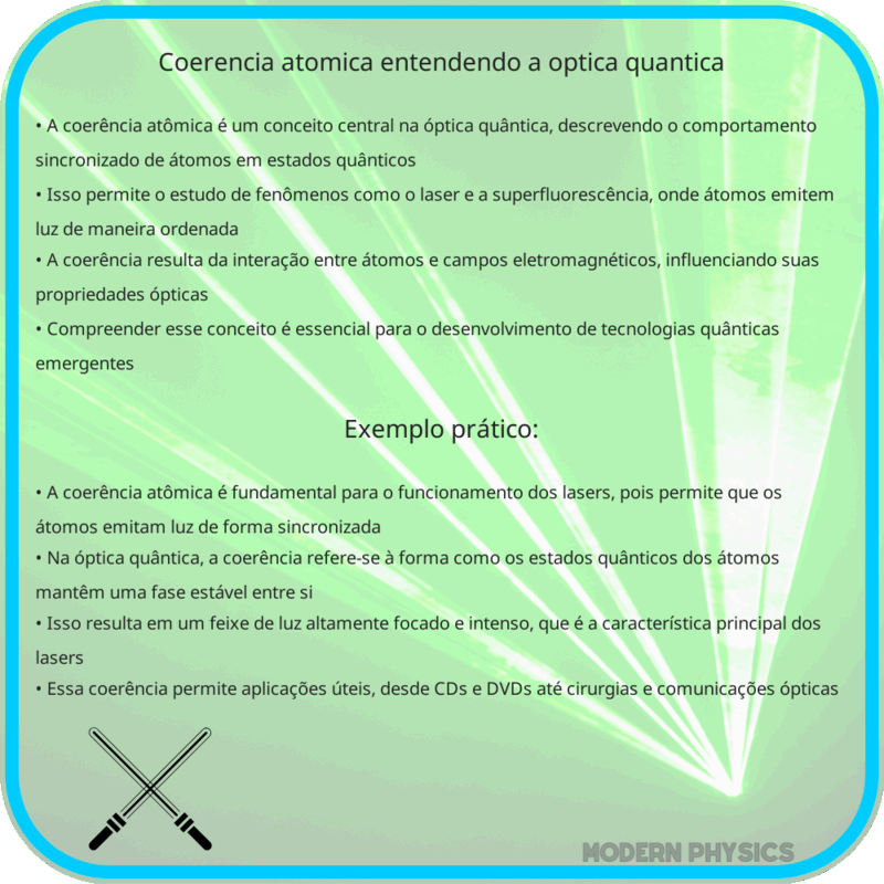Coerência Atômica | Entendendo a Óptica Quântica