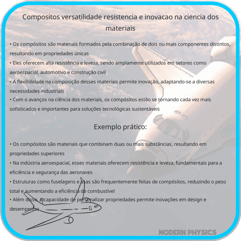 Compósitos | Versatilidade, Resistência e Inovação na Ciência dos Materiais