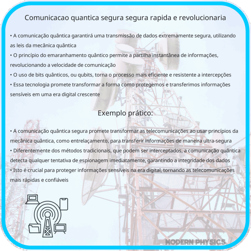 Comunicação Quântica Segura | Segura, Rápida e Revolucionária