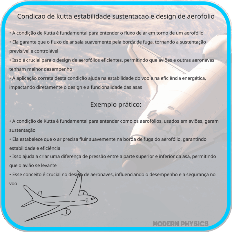 Condição de Kutta: Estabilidade, Sustentação e Design de Aerofólio