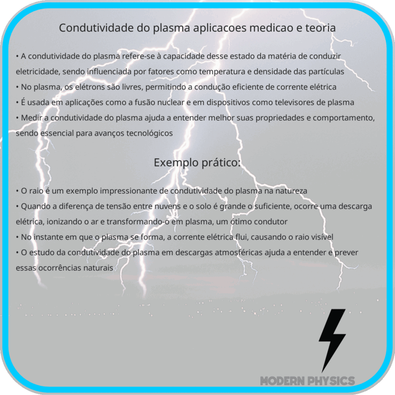 Condutividade do Plasma: Aplicações, Medição e Teoria