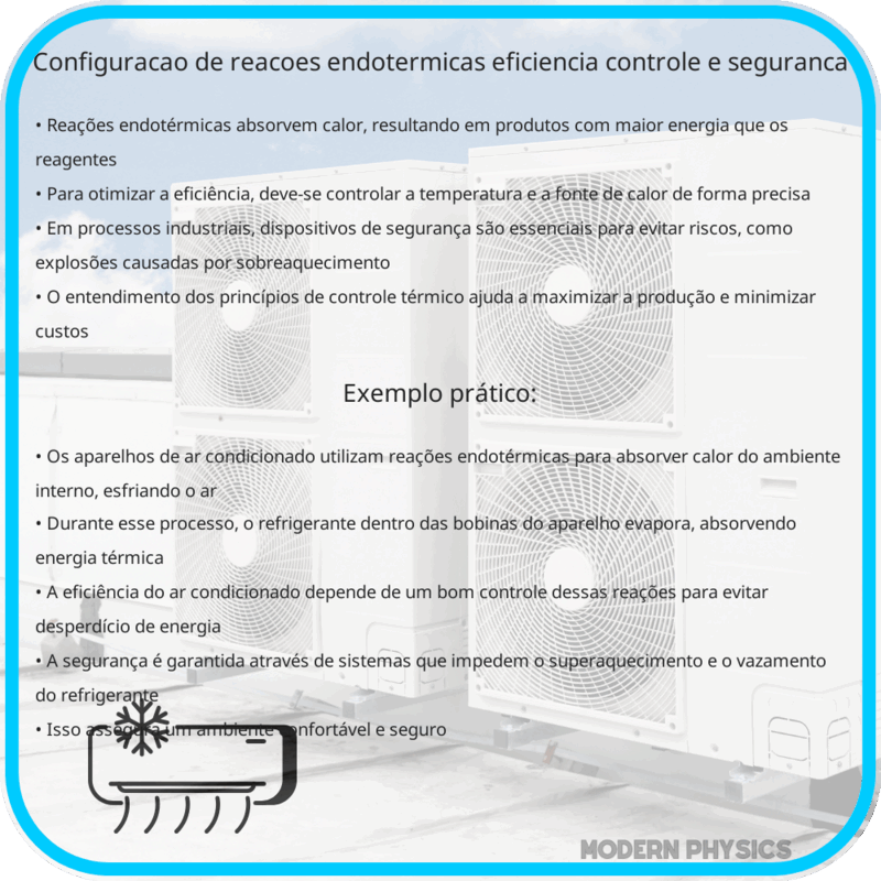 Configuração de Reações Endotérmicas | Eficiência, Controle e Segurança