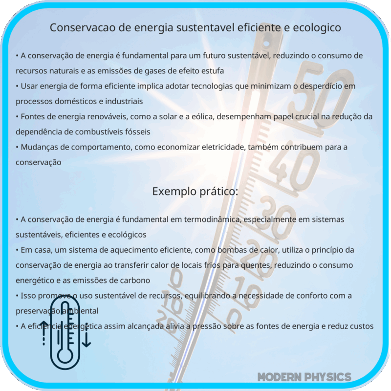 Conservação de Energia | Sustentável, Eficiente e Ecológico