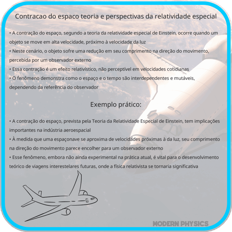 Contração do Espaço | Teoria e Perspectivas da Relatividade Especial