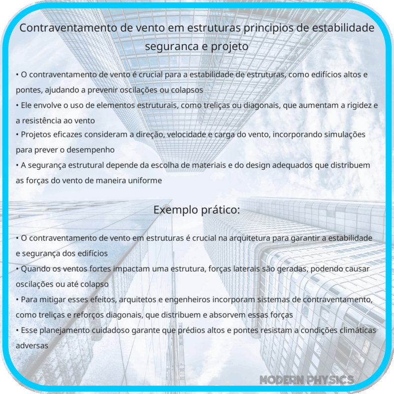 Contraventamento de Vento em Estruturas | Princípios de Estabilidade, Segurança e Projeto