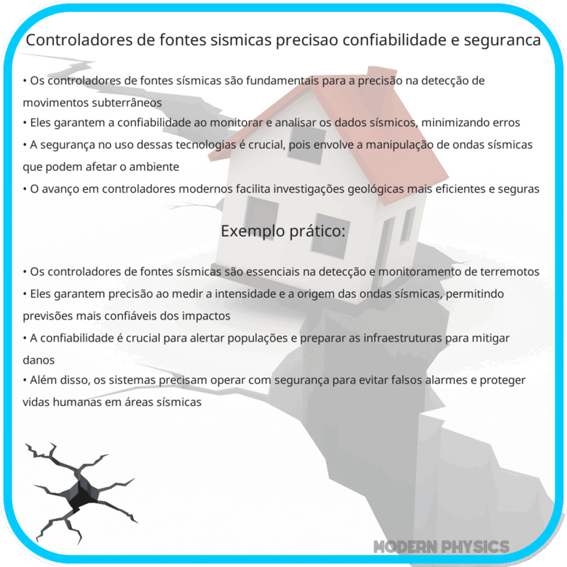 Controladores de Fontes Sísmicas | Precisão, Confiabilidade e Segurança
