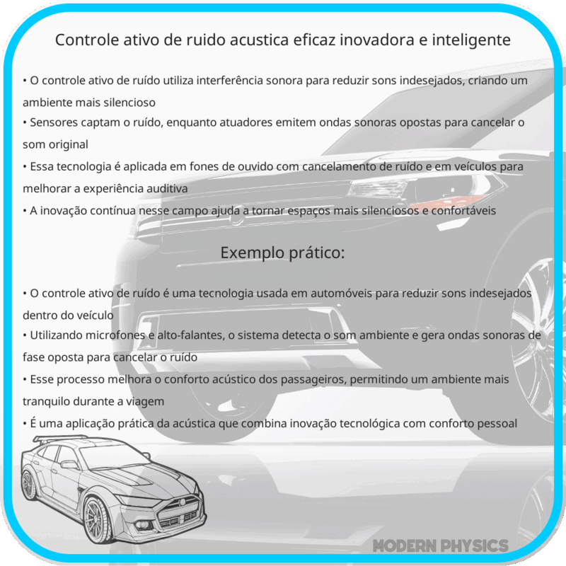 Controle Ativo de Ruído | Acústica Eficaz, Inovadora e Inteligente