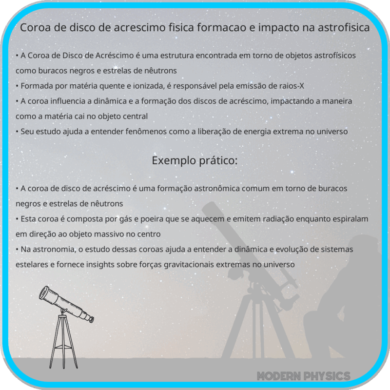 Coroa de Disco de Acréscimo | Física, Formação e Impacto na Astrofísica
