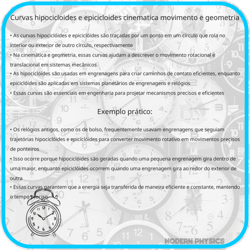 Curvas Hipociclóides e Epiciclóides | Cinemática, Movimento e Geometria