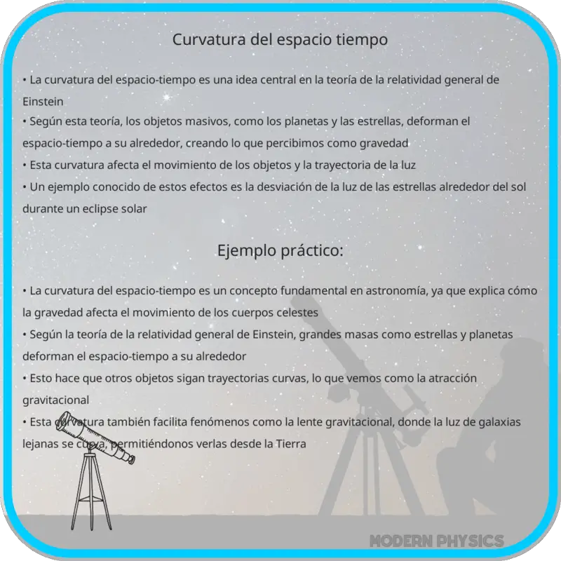 Curvatura del Espacio-Tiempo