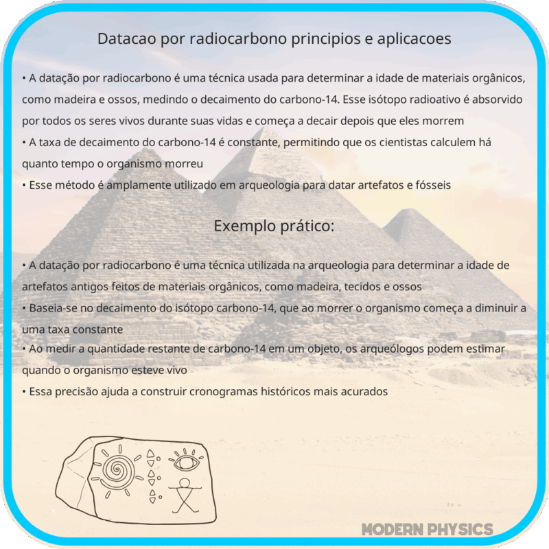 Datação por Radiocarbono | Princípios e Aplicações