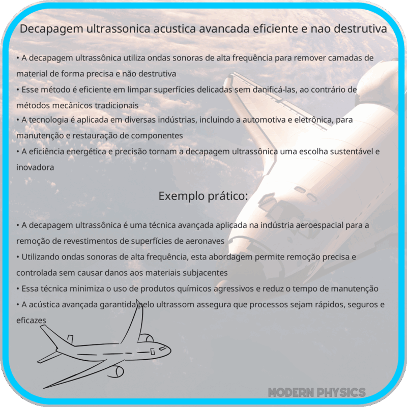 Decapagem Ultrassônica | Acústica Avançada, Eficiente e Não Destrutiva