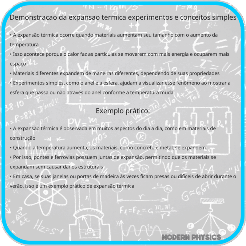 Demonstração da Expansão Térmica | Experimentos e Conceitos Simples