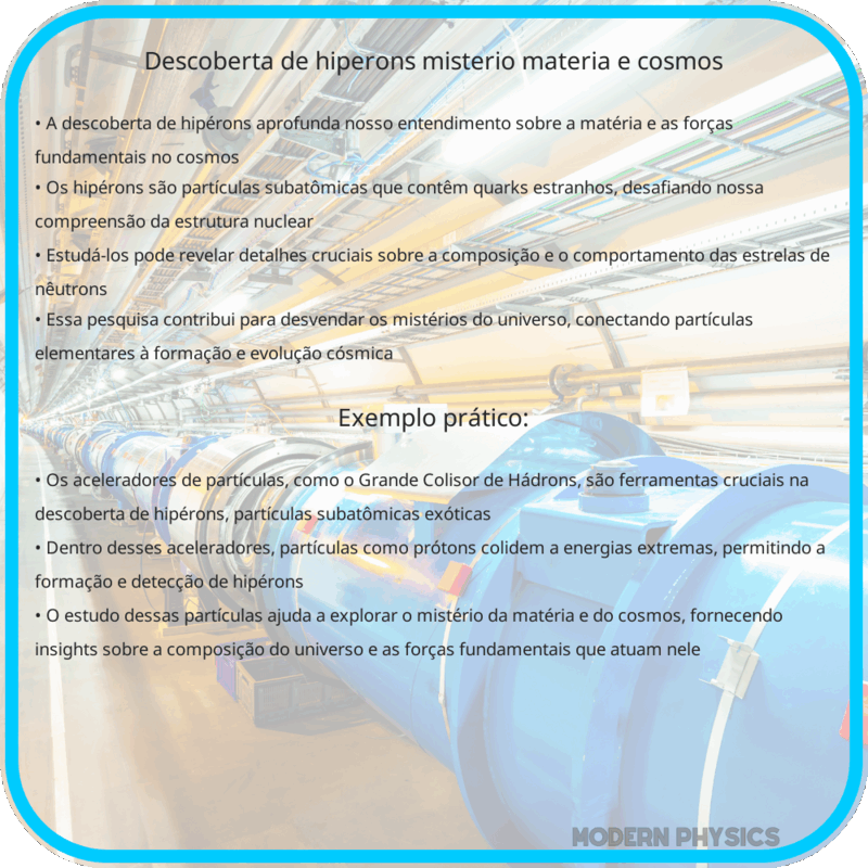 Descoberta de Hipérons | Mistério, Matéria e Cosmos