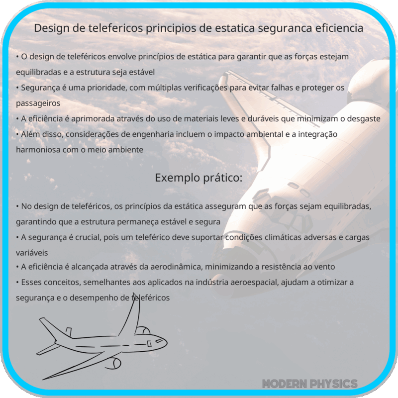 Design de Teleféricos | Princípios de Estática, Segurança & Eficiência