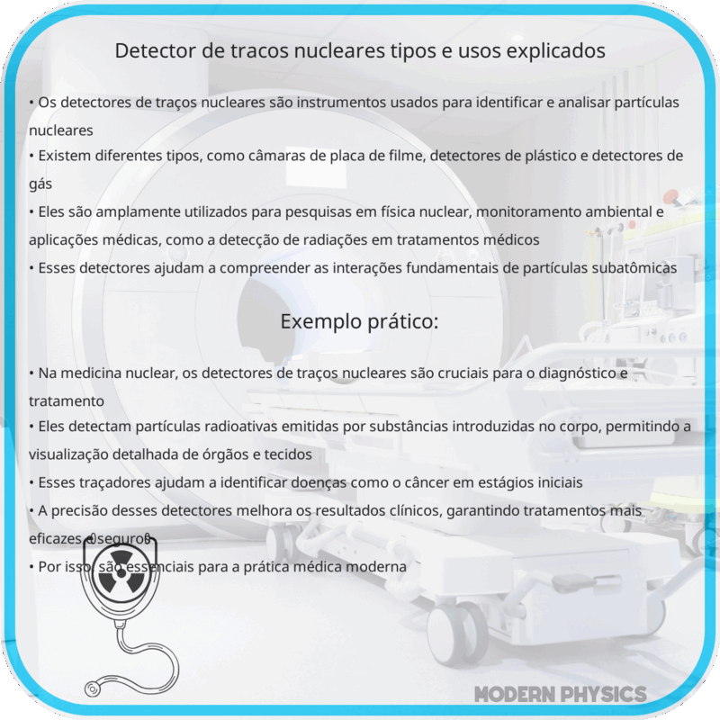 Detector de Traços Nucleares | Tipos e Usos Explicados