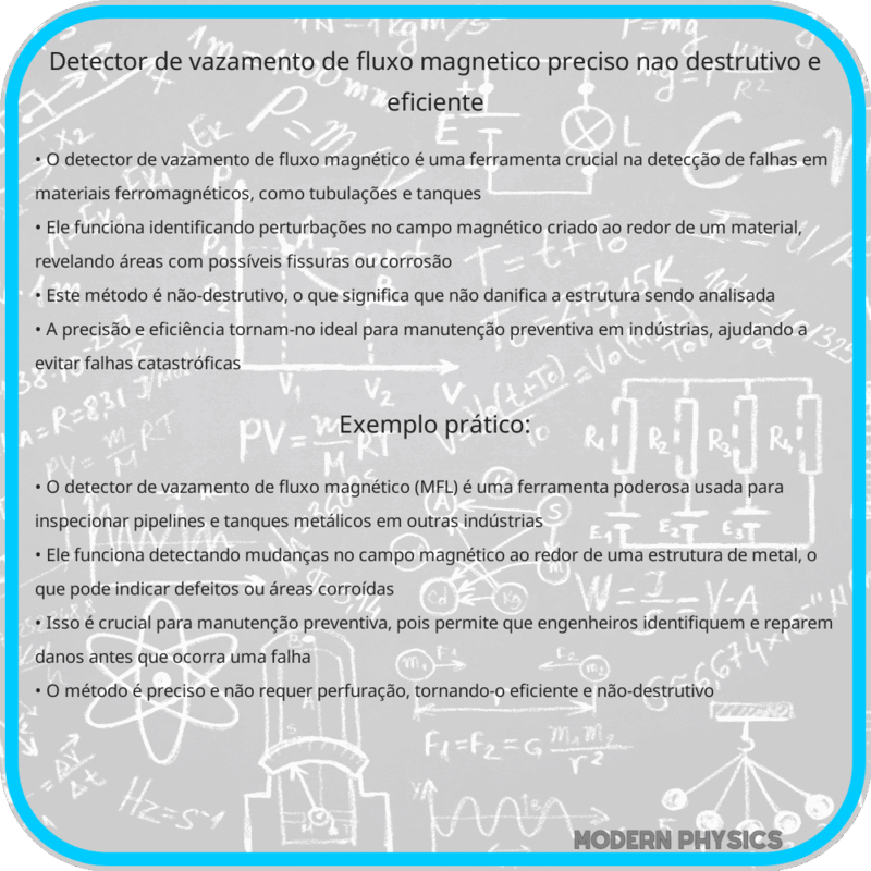 Detector de Vazamento de Fluxo Magnético | Preciso, Não-Destrutivo e Eficiente