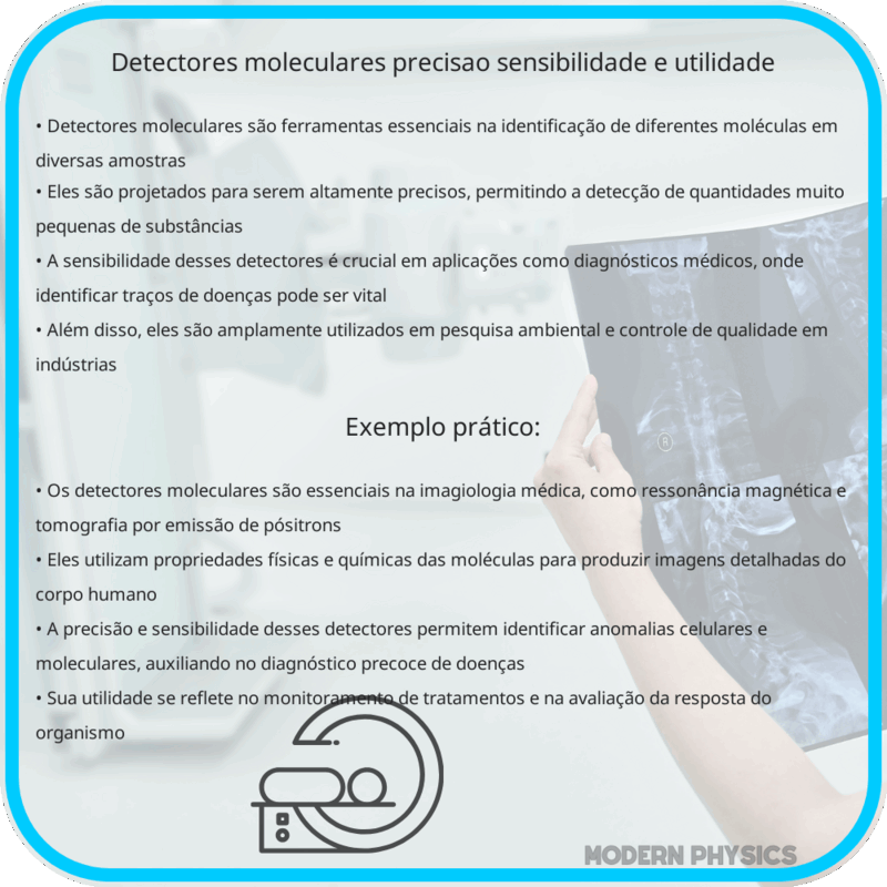 Detectores Moleculares: Precisão, Sensibilidade e Utilidade
