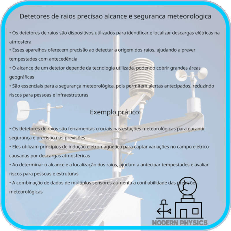 Detetores de Raios | Precisão, Alcance e Segurança Meteorológica