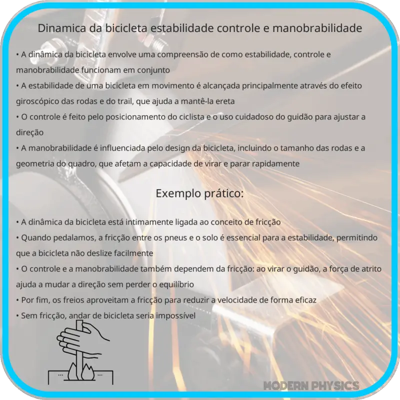 Dinâmica da Bicicleta | Estabilidade, Controle e Manobrabilidade