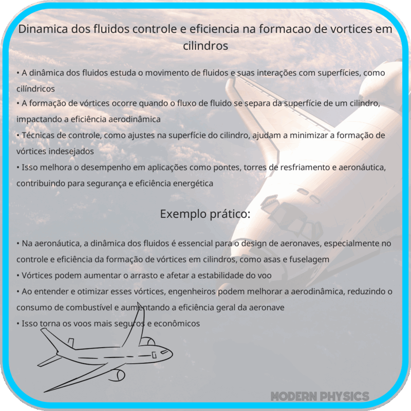 Dinâmica dos Fluidos: Controle e Eficiência na Formação de Vórtices em Cilindros