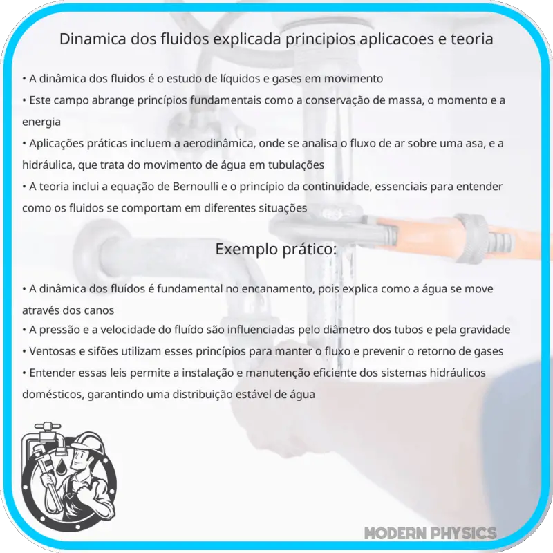 Dinâmica dos Fluidos Explicada | Princípios, Aplicações e Teoria