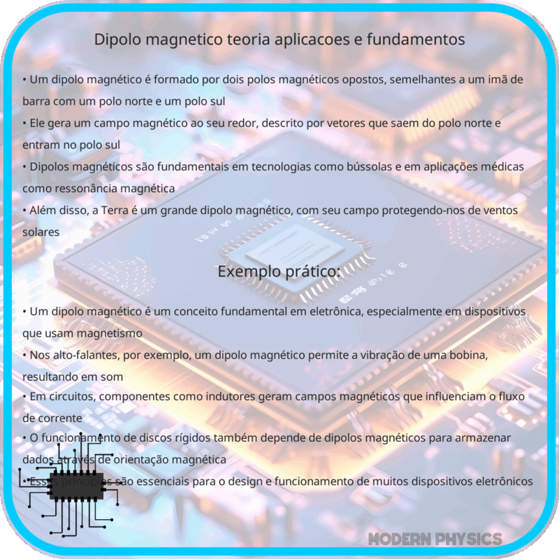 Dipolo Magnético | Teoria, Aplicações e Fundamentos